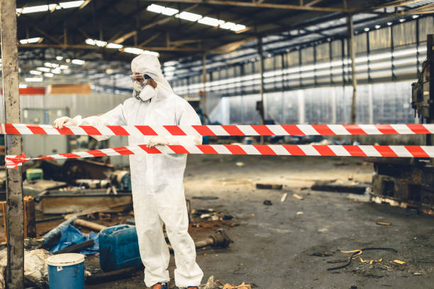 Professional Trauma Scene Cleanup technician working in Newton, UT